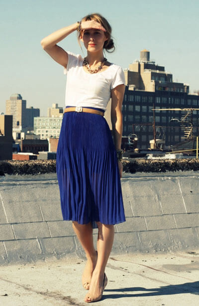 Pleated Skirt