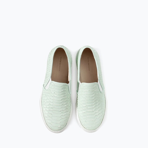 LEATHER SLIP-ON