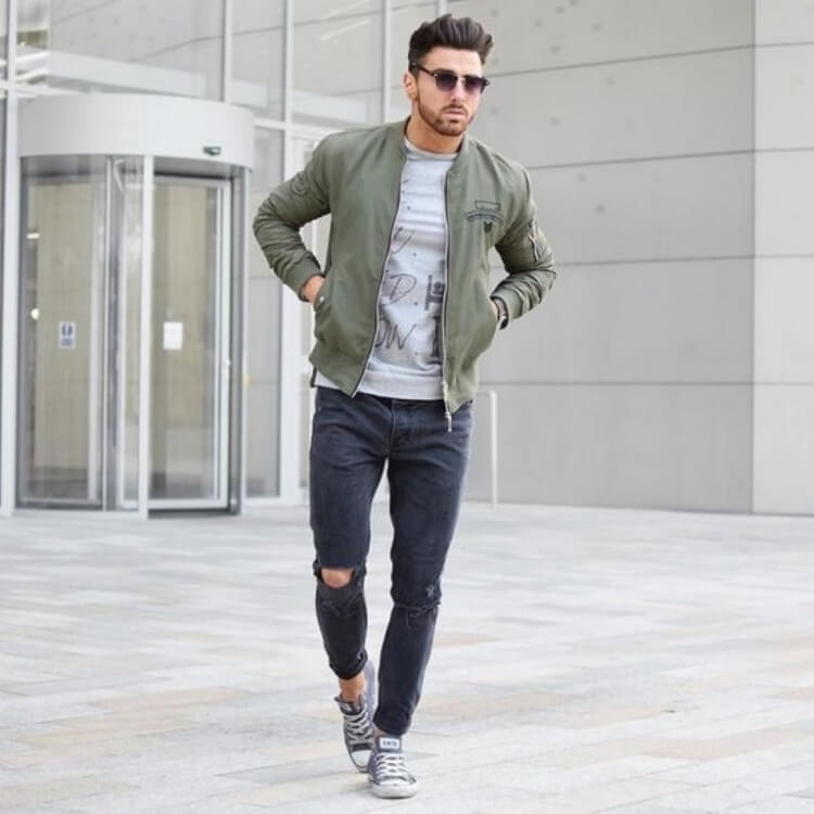 Fashionable Bomber Jacket for Men