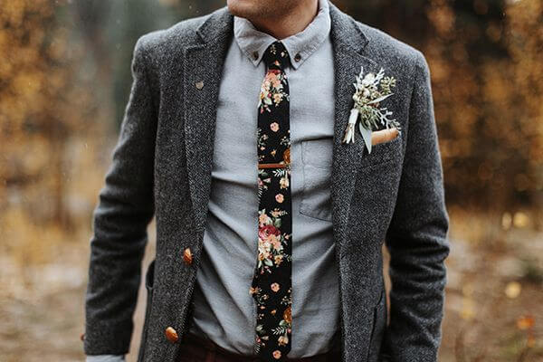 Men's Style Floral Tie 2019